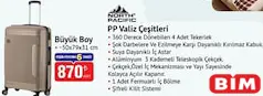 NORTH PACİFİC PP VALİZ BÜYÜK BOY fiyat ve kampanya bilgisi